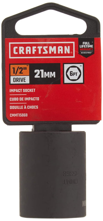 CRAFTSMAN CMMT15868 - Llave de vaso (1/2", 21 mm)