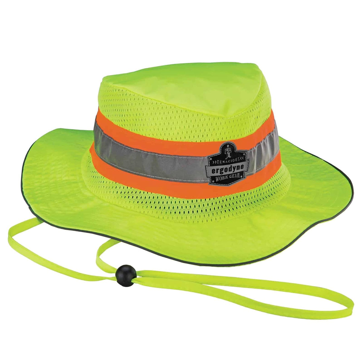 Ergodyne Chill-Its 8935CT gorra de clase evaporativa de alta visibilidad con toalla de refrigeración, pequeña/mediana
