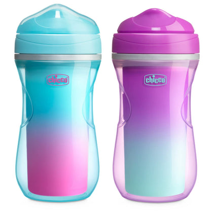 CHICCO, Vaso Entrenador Active, 14m+, Color Rosa