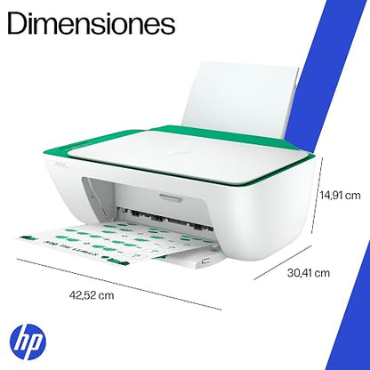 HP Impresora Multifuncional DeskJet Ink Advantage 2375, Color, Impresión, Copiado, Escaneado, Conexión USB (7WQ01A)
