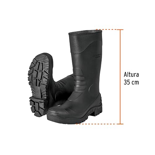 Truper BOT-24J, Botas jardineras antiderrapantes, # 24, Paquete con 1 par