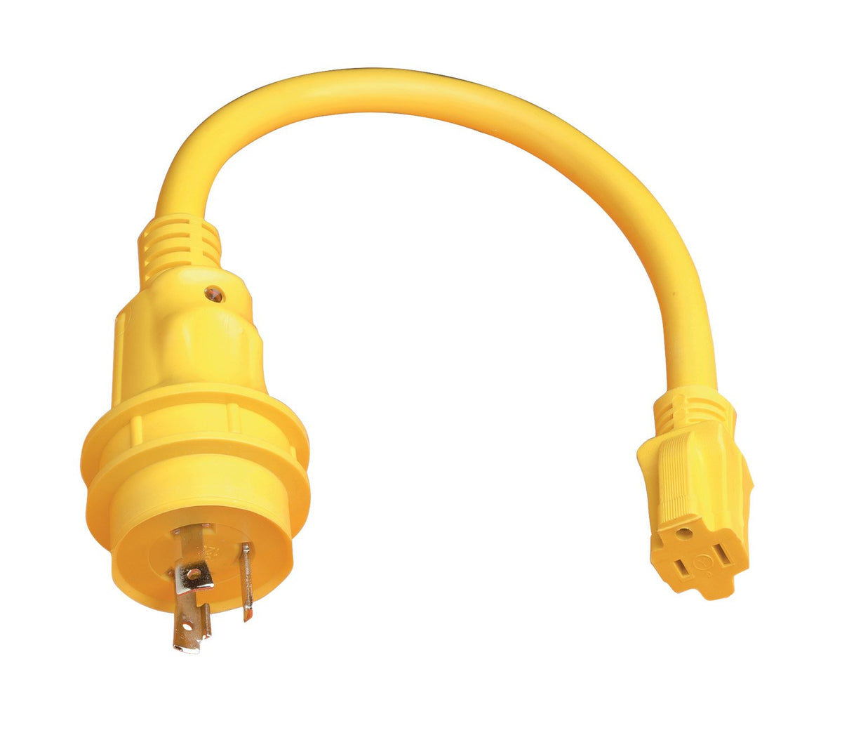 Marinco Adaptador en Espiral - 50A 125V a 15A 125V