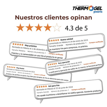 Thermo Gel Pearls Compresa Térmica para Frío Grande