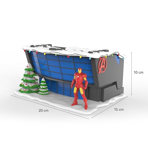 Disney - Villas Navideñas Disney 100 Juego de 4 piezas de Navidad para pueblo mágico, árbol de navidad, villa navideña, Celebra DISNEY 100 MARVEL LUCAS FILMS STAR WARS, edición limitada, exclusiva