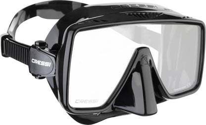 Cressi Máscara de Buceo para Adultos sin Marco: Amplia Visibilidad, Falda de Silicona: SF1: Calidad Desde 1946