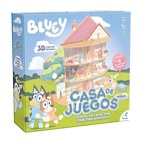 Novelty Corp - Juego De Mesa Bluey Casa De Juegos