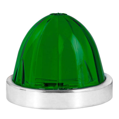 GG Grand General 81946 Green/Green Classic Sandía Montaje en Superficie 18 LED Luz de Giro/Marcador con Bisel de Acero Inoxidable