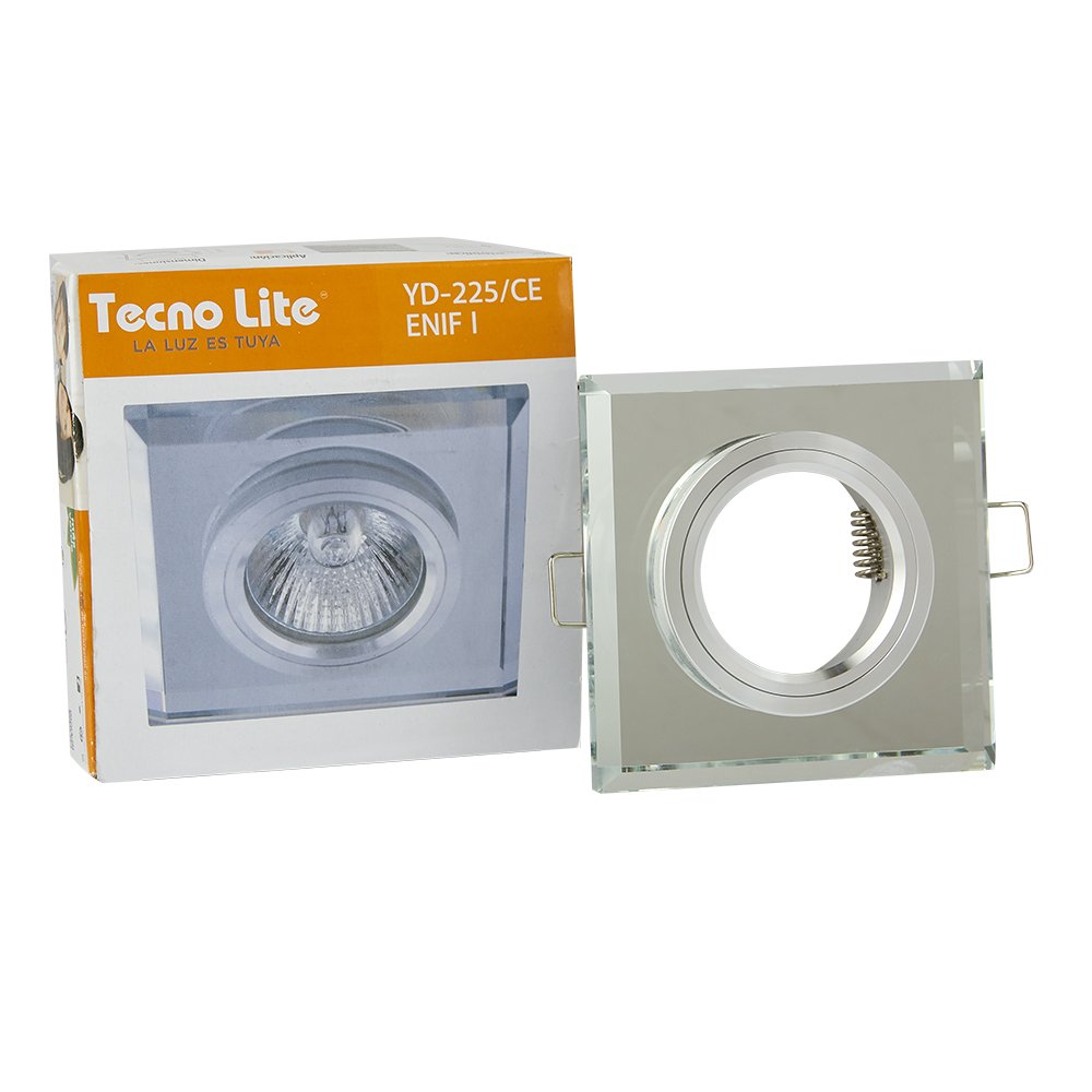 Tecnolite - Lámpara de Interior, color Cristal Espejo, compatible con tecnología inteligente