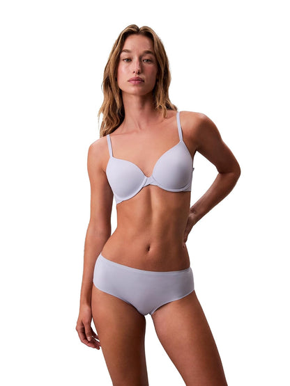 Calvin Klein Brasier con Aros Cobertura Completa Mujer - Azul Casual - 34A