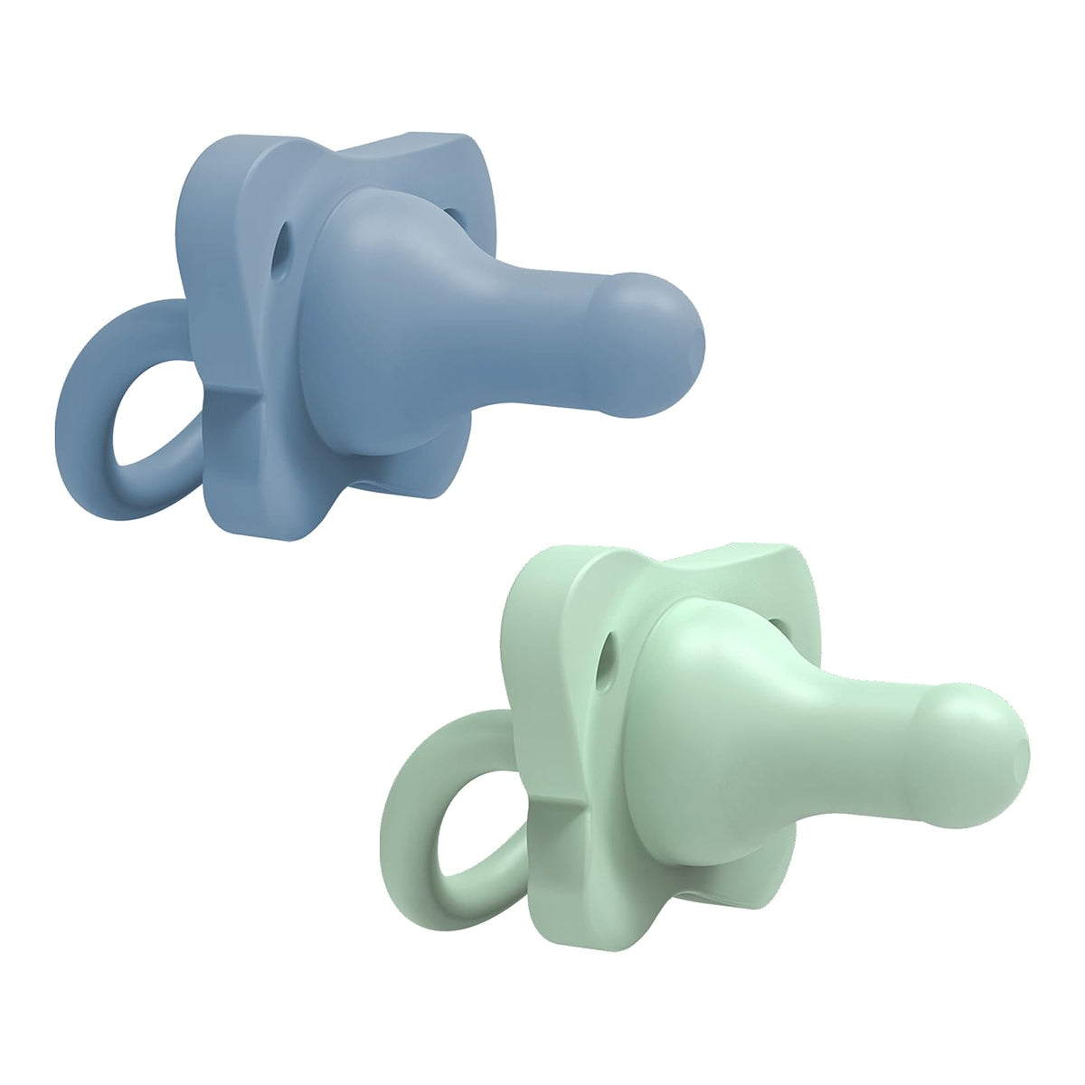 Dr. Brown´s HappyPaci™ Chupón 100% silicona, paquete de 2