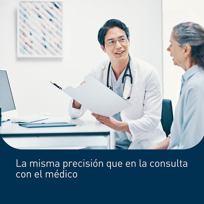 OMRON Baumanómetro digital de brazo 7156T con Bluetooth y brazalete Intelli Wrap