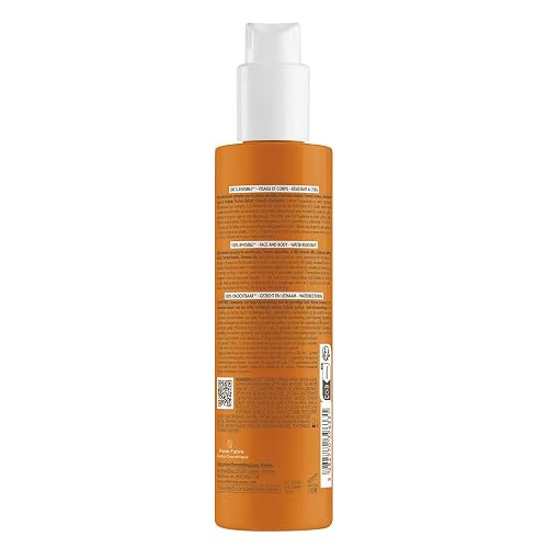 AVENE Protector Solar en Spray FPS 50, Textura Milk-in-Water Invisible, Toque Seco, Resistente al Agua y Sudor, 200ml