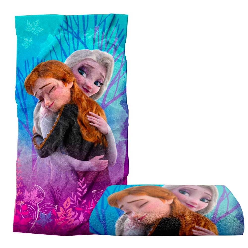 Providencia Toalla de Baño con Estampado de Personajes con Licencia - Mediana - Frozen Hermanas