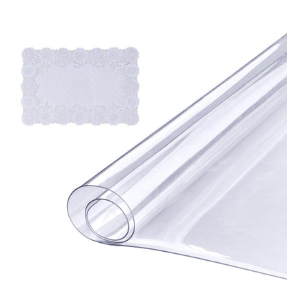 Mantel Protector de Mesa VEVOR de PVC Transparente - 91.4 x 182.9 cm (Rectangular)