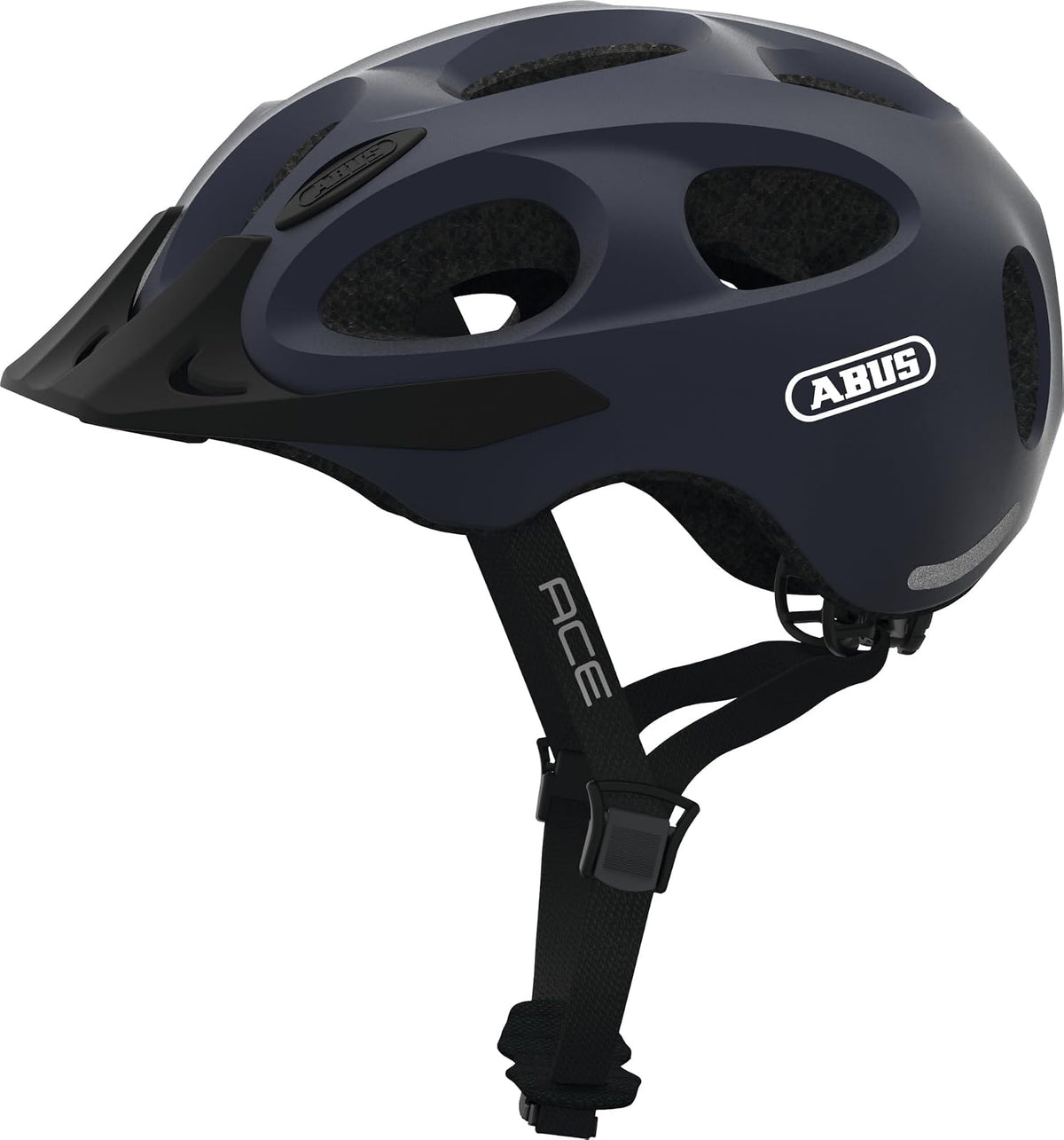 ABUS Youn-I Ace - Casco de Bicicleta para Uso Diario - para Hombre y Mujer - Azul, Talla S