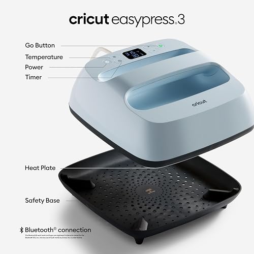 Cricut EasyPress 3 Máquina de prensa de calor inteligente
