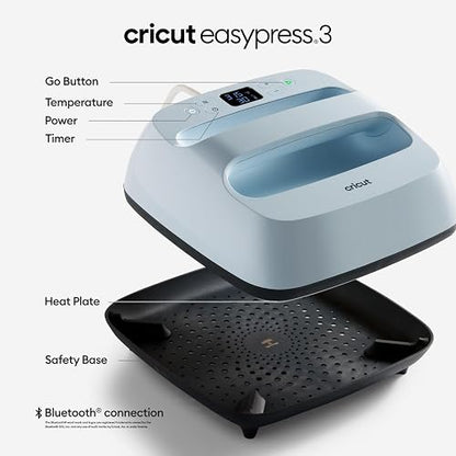 Cricut EasyPress 3 Máquina de prensa de calor inteligente