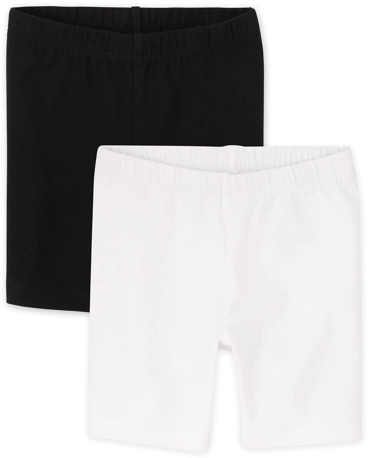 The Children's Place Pantalones Cortos de Bicicleta para niñas pequeñas, Paquete de 2 Pantalones Cortos para Niñas