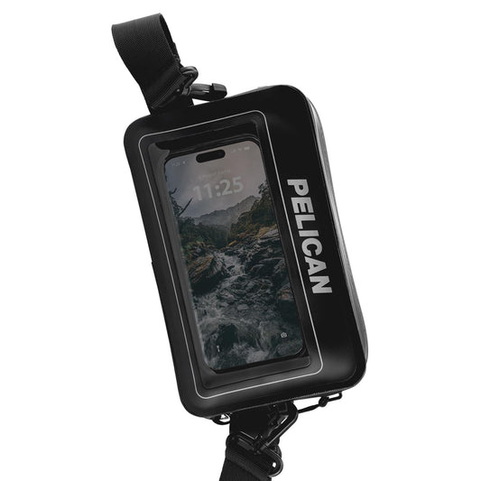 Pelican Marine - Bolso Bandolera Impermeable de 2 L, para Mujeres/Hombres, con Correa Ajustable Desmontable y Compartimento para teléfono, Compatible con visualización táctil