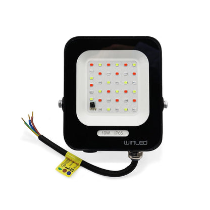 Reflector LED, WRE-004, RGB 10W Multicolor Exterior IP65, 700 Lúmenes, Control de Colores, Luz Decorativa para Jardín, Fachada, Terraza y Eventos, Winled