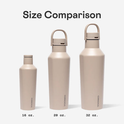 CORKCICLE | Vinnebago Botella o Vaso | 750 ml (25 oz) | Termo de Acero Inoxidable | Aislamiento Triple Capa | Mantiene Frío por Horas | Negro Mate
