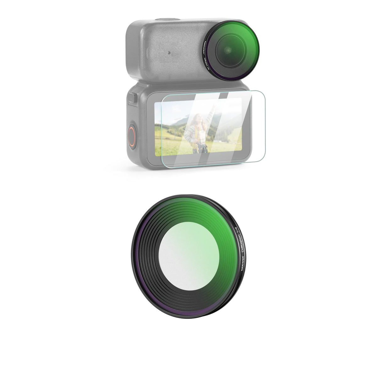 Neewer Kit de Filtros ND para DJI Osmo Nano - Difusión negra 1 - 4