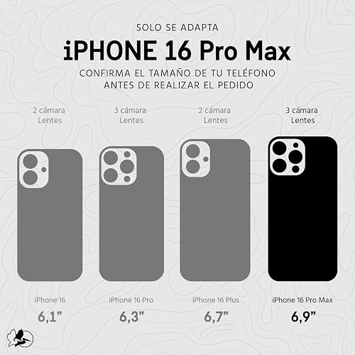 Pelican Shield Estuche para iPhone 16 Pro MAX [Compatible con MagSafe] Estuche Resistente para teléfono con Militar de 21" - Funda Resistente para teléfono con Funda con Clip para cinturón - Carbono