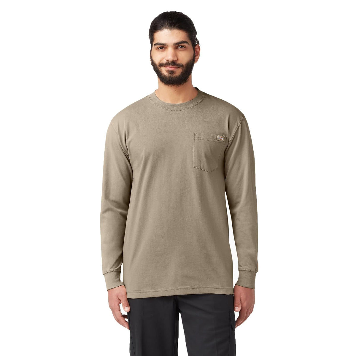 Dickies Camiseta de Manga Larga Hombre Blanca XL - Desert Sand - XXL