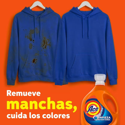 Ace Limpieza Instantánea Detergente Líquido, Jabón Líquido para Ropa 4.85L