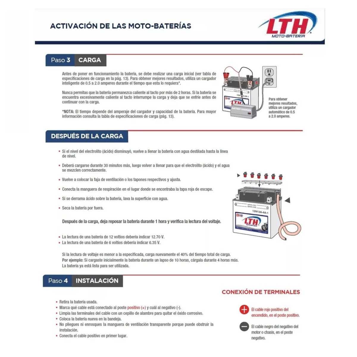 MOTOBATERIA LTH - 12N5-3B