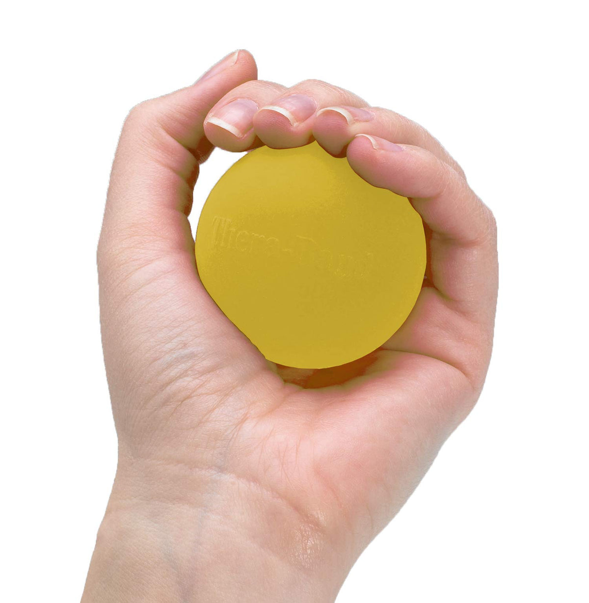 TheraBand - ejercitador de mano, pelota antiestrés para la mano, para fortalecer la muñeca, los dedos y el antebrazo y para terapia. Pelota para apretar para aumentar la flexibilidad de la mano y aliviar el dolor de las articulaciones