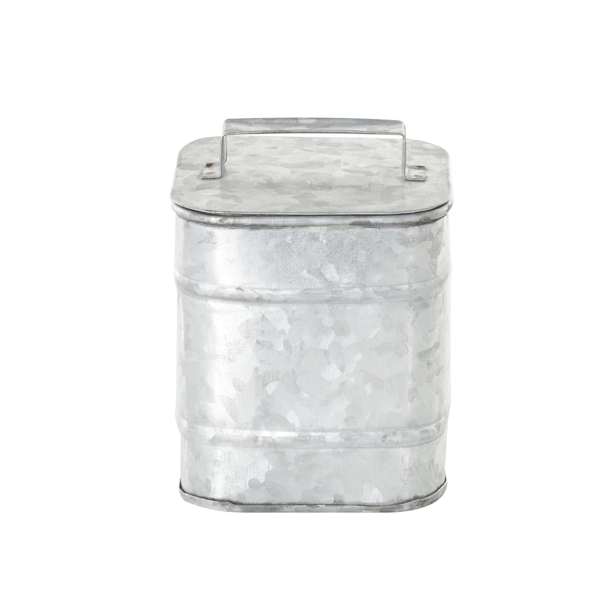 Deco 79 49123 Metal Square Lidded Box Set of 2