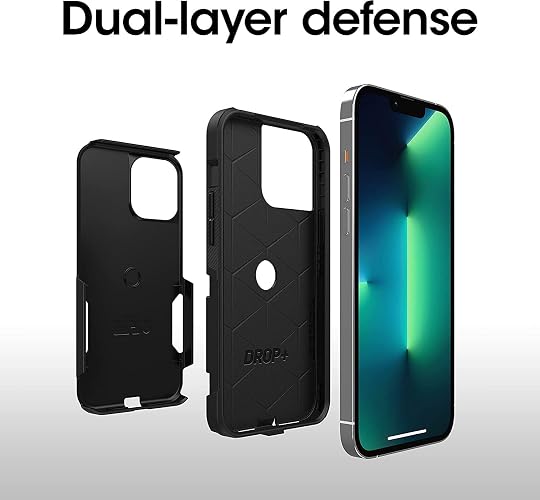 Otterbox Funda para iPhone 13 Pro MAX Y iPhone 12 Pro MAX Commuter Series, Delgada Y Resistente, Apta para El Bolsillo, con Protección para Puertos Negro