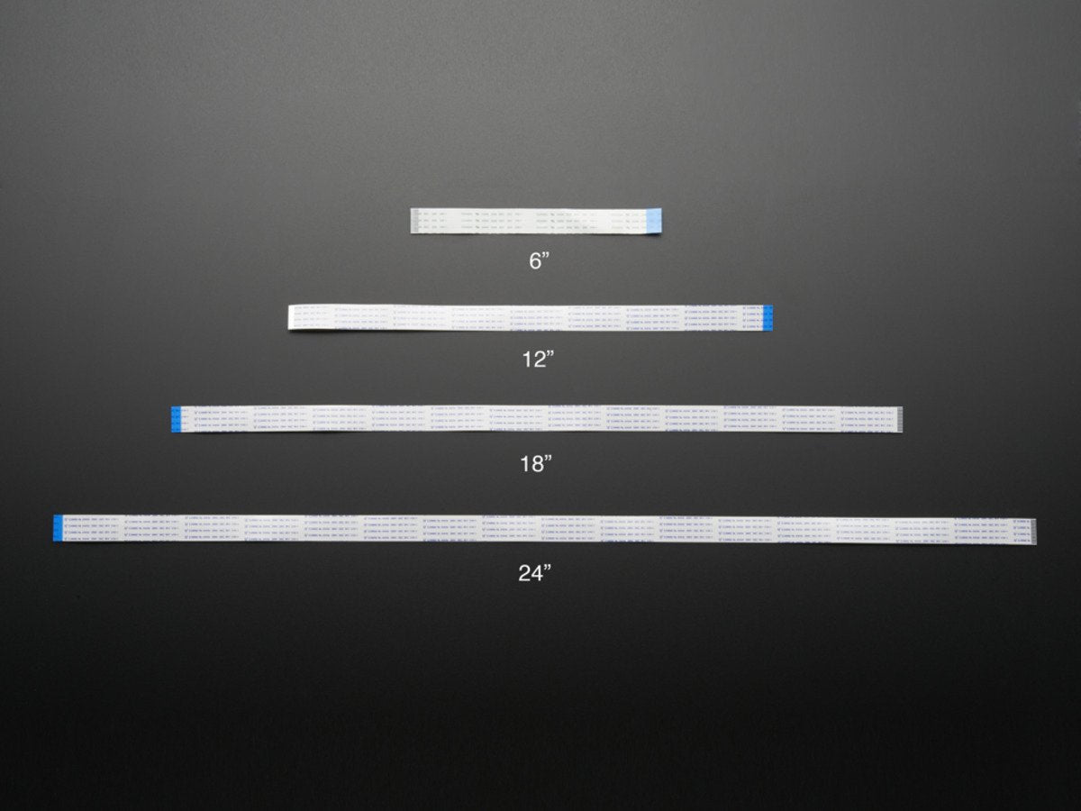 Adafruit Flex Cable for Raspberry Pi Camera - 24" / 610mm