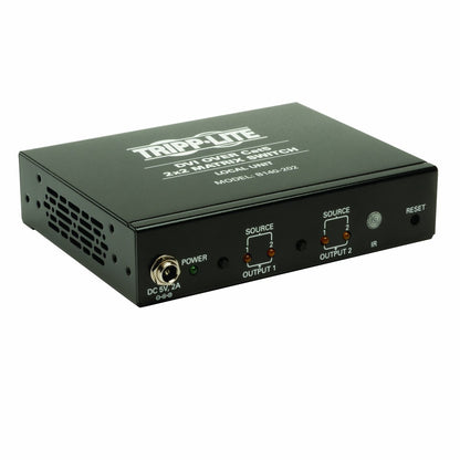Tripp Lite 2x2 DVI over Cat5 / Cat6 Matrix Splitter Switch, Video Transmitter (B140-202)