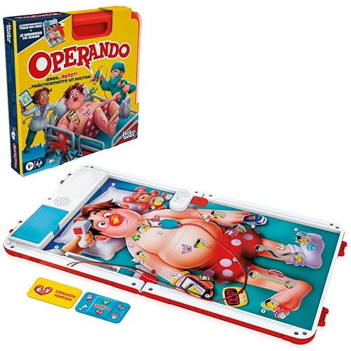 Hasbro Gaming Operando Juego de Mesa 2+ Jugadores 6+ Años