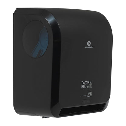 Pacific Blue Ultra™ Automated Paper Towel Dispenser by Georgia-Pacific, Black, 59590, 12.9” W x 8.7” D by 15.5” H