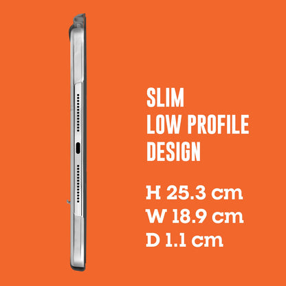 STM Studio Funda Folio Compatible con iPad 10.2" Gen 7/8/9, Protección contra Golpes, Cubierta Inteligente - Morado