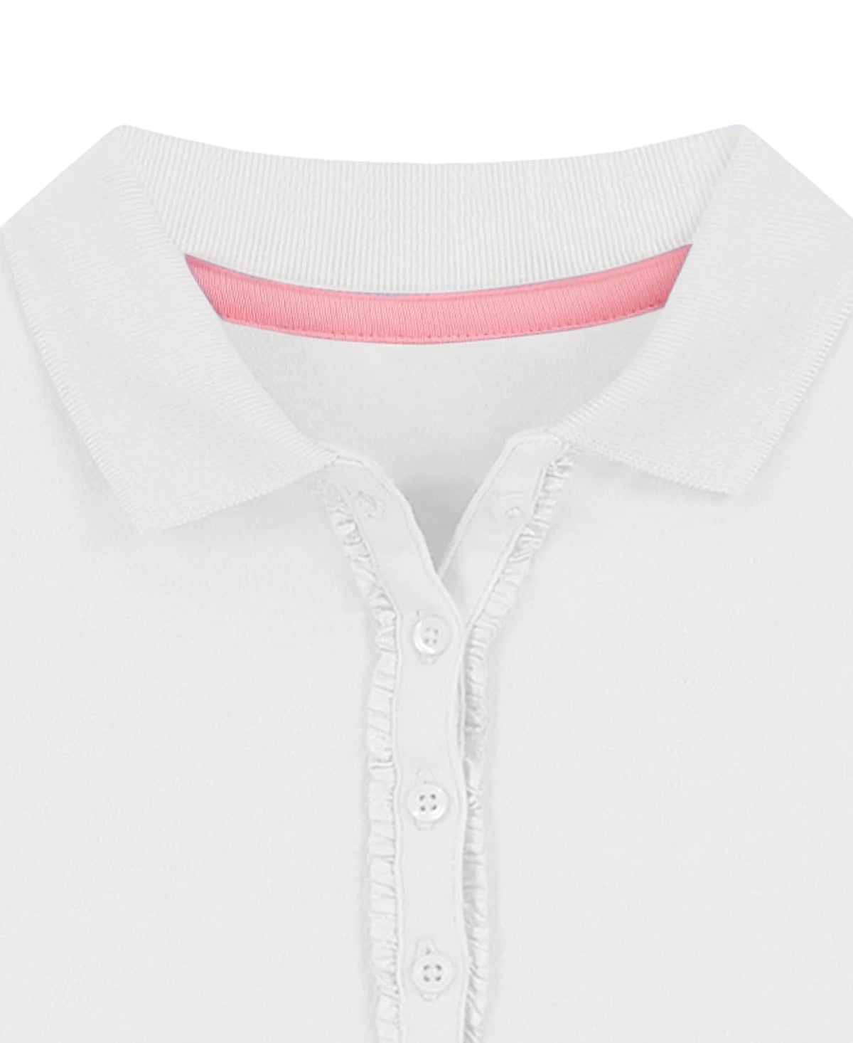 Nautica Polo de Manga Larga para Uniforme Escolar Polo para Niñas