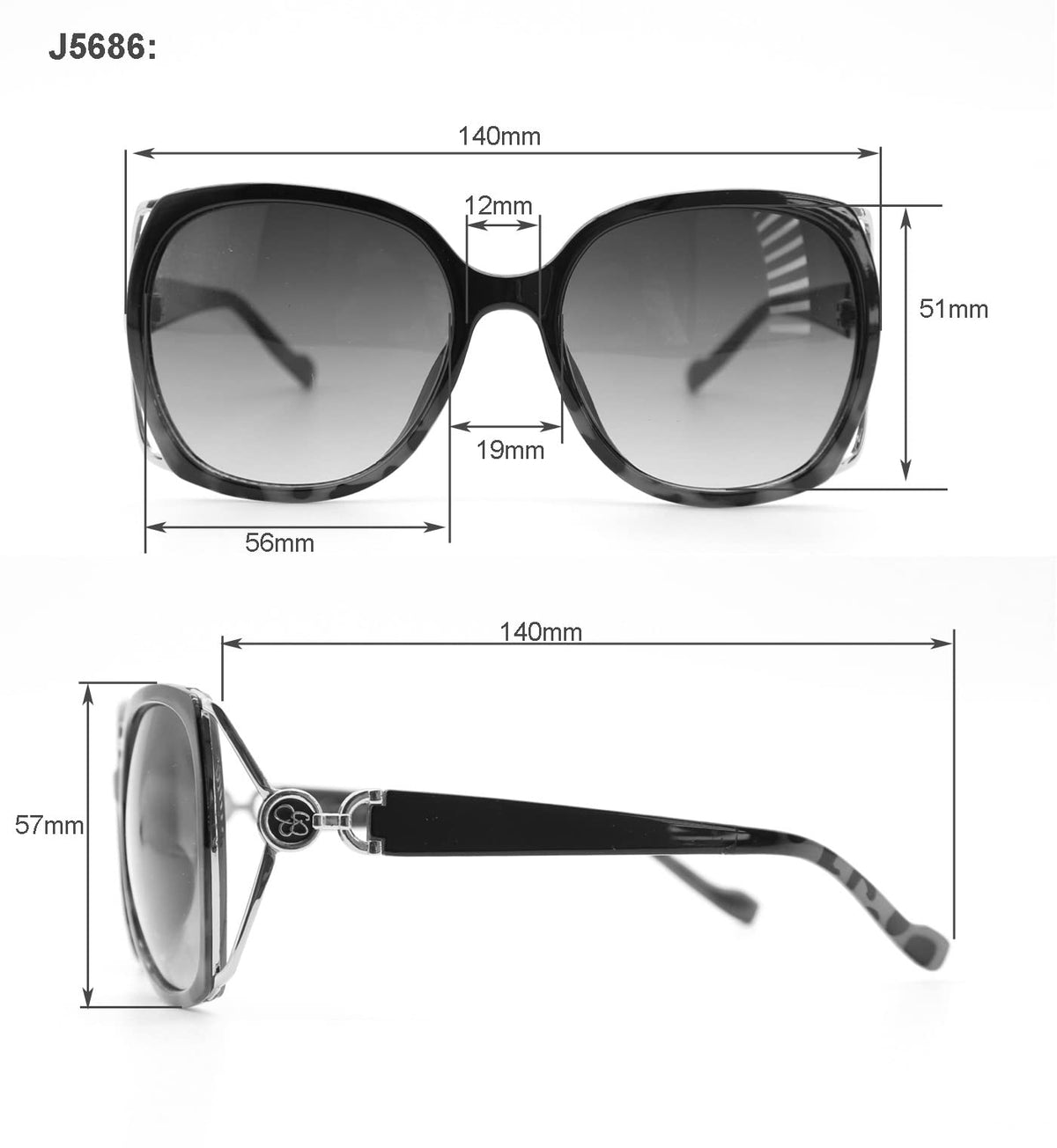 Jessica Simpson J5686 Gafas Mujer