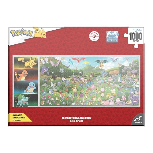 Pokémon Rompecabezas Premium, 1000 Piezas Novelty Corp