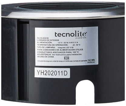 Tecnolite Lampara Empotrada en piso Satin 14W Luz suave cálida HLED-653/30