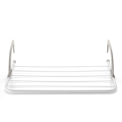RAYEN | Tendedero Plegable 4 m de Acero | Secador de Ropa Compacto y Resistente | Diseño Ahorrador de Espacio para Interior o Exterior | Color: Blanco | Mod. 23.02