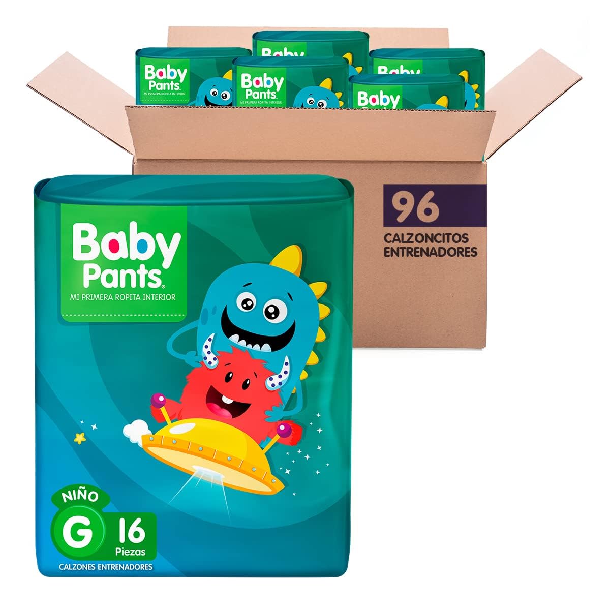Baby Pants Calzón Entrenador Niño Talla Grande 96 Pañales de Entrenamiento