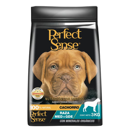 Perfect Sense Alimento Premium para Cachorro Razas Medianas y Grandes - 3 kg (Paquete de 1)