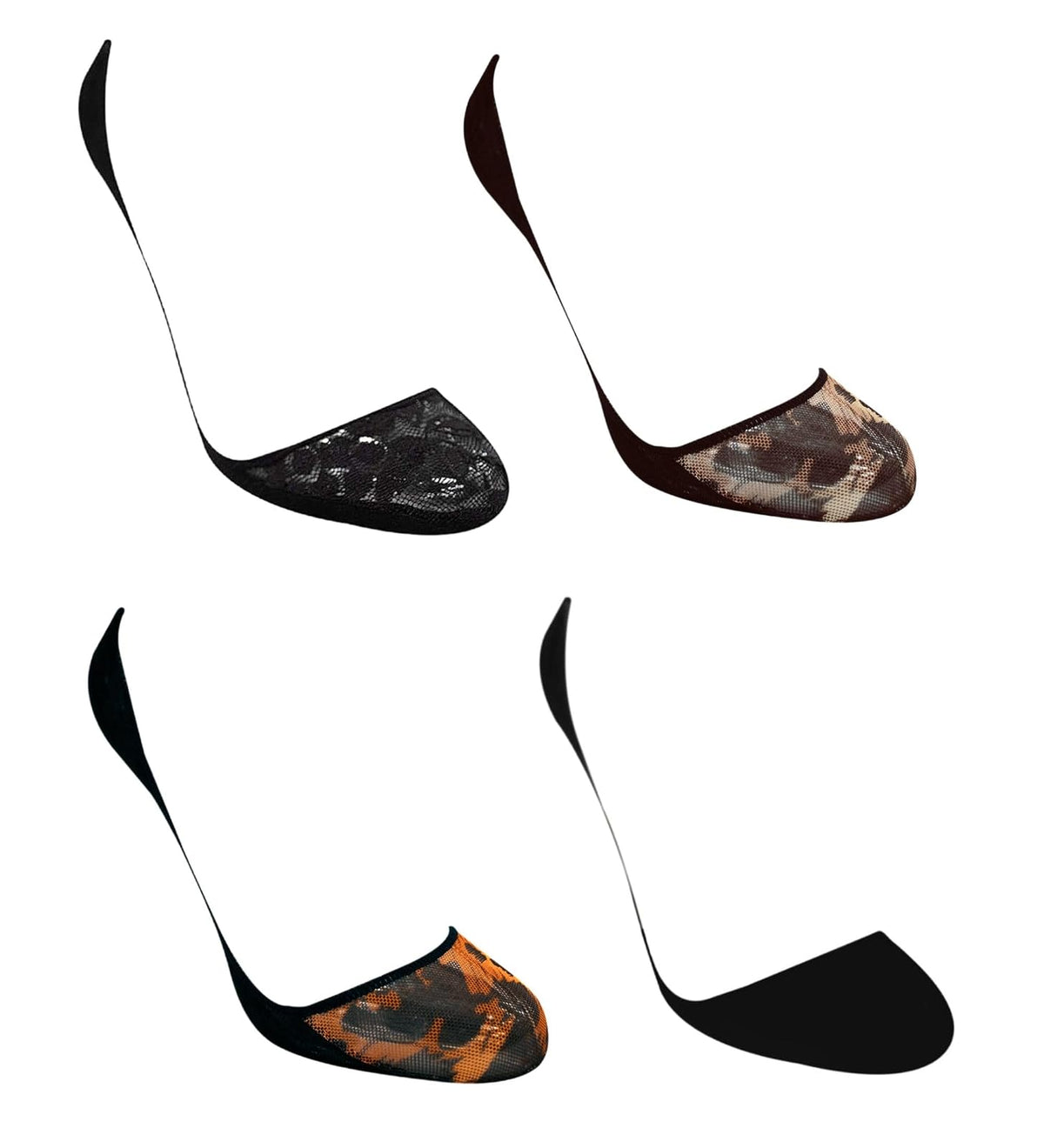 Wilson 10 Piezas Calcetines Invisibles para Mujer, color Multicolor, Talla Unica, B0419