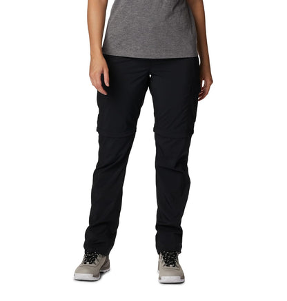 Columbia Silver Ridge Pantalón Convertible utilitario Pantalones de Senderismo para Mujer - Negro - - 26