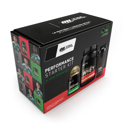 ON Starter Kit - Proteína ON Whey 2 lb vainilla + Creatina 300g + Shaker | Incluye Shaker