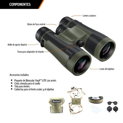 Bushnell Binoculares R5 12x50 mm Roof IPX7 FMC HD Exo Barrier