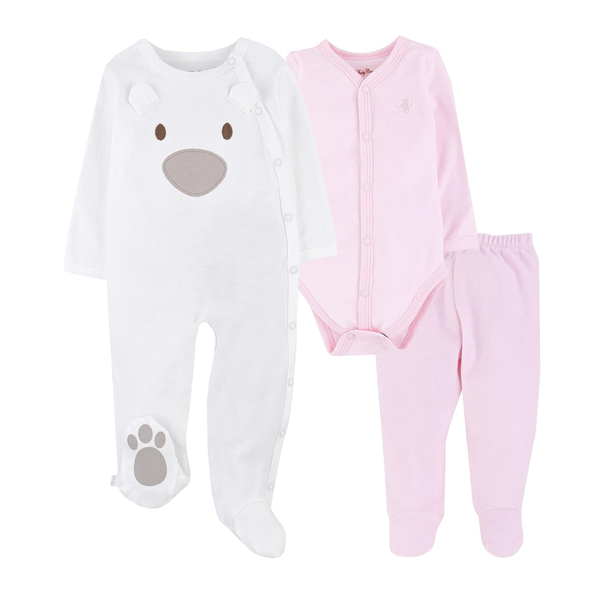Baby Creysi Conjunto para Bebé Pack de 3 Algodón Hipoalergénico